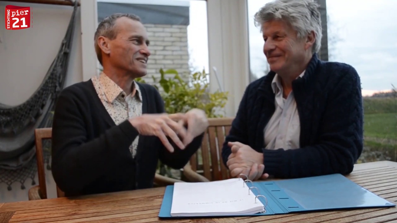 Regisseur Jos Thie en skriuwer Bouke Oldenhof | Yn Petear