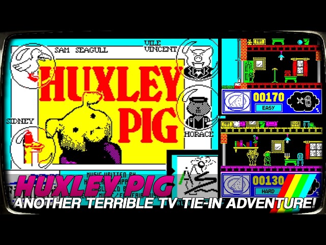 INEPT REVIEWS: HUXLEY PIG (ZX SPECTRUM) - YouTube