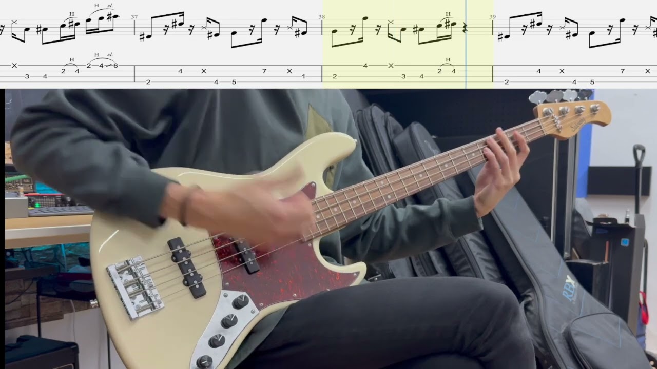 【Bass tab】Eve - ゴーストアベニュ(Ghost Avenue) ベース 弾いてみた