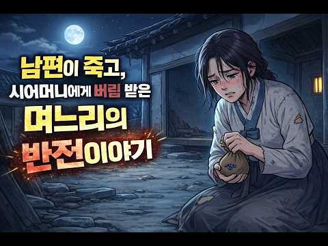 [귓탤] 남편을 잃고 버림받은 며느리, 그녀가 숨겨둔 마지막 선택 / 수면동화 야담 민담 설화