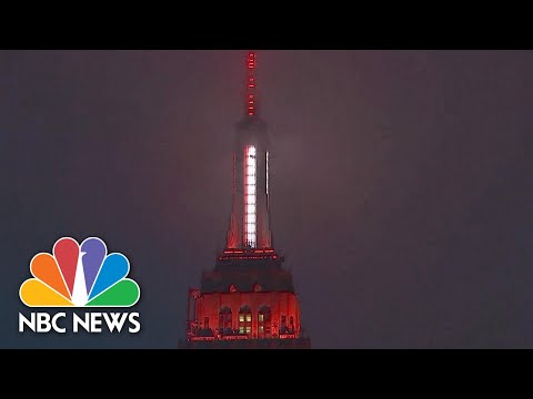 Empire State Building Honors COVID-19 First Responders, Medics | NBC News
