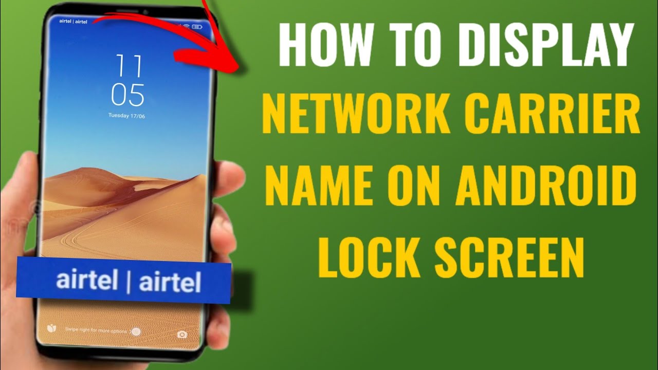 How to Display Network Carrier Name on Android Lock Screen | Ft. POCO