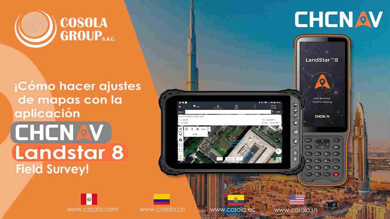 ¡Cómo hacer ajustes de mapas con la aplicación CHCNAV Landstar 8 ...