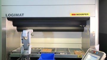 Schaefer Logimat with Nachi Robot and 3D Vision