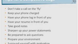 Jobfox: Mastering the Telephone and Skype Interview