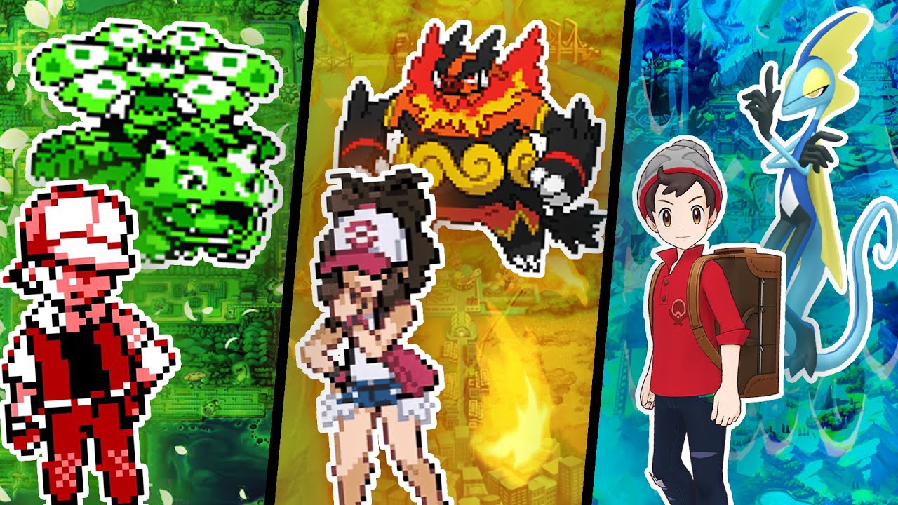 Kanoniczna Drużyna KAŻDEGO Protagonisty z gier Pokemon!