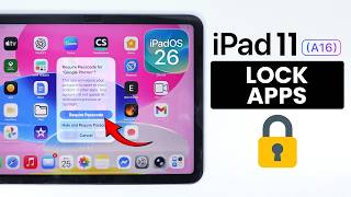 Как заблокировать приложения на iPad Air M4 — Конфиденциальность приложений (iPadOS 26) screenshot 1