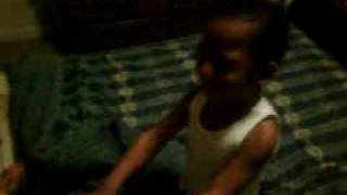 Larry Cothran's Son. Child praying in the holyghost