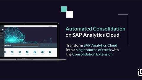 Consolidation Extension for SAP Analytics Cloud - Short Promotional video