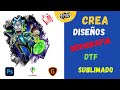 ✅Como crear DISEÑOS para SERIGRAFIA, DTF y SUBLIMACION