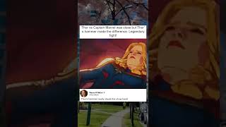 Thor vs. Captain Marvel: Hammer Decides Battle