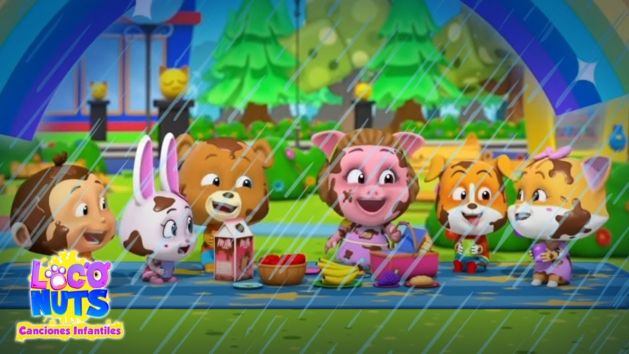 Lluvia Lluvia Vete Ya Canciones Infantiles para Niños en Español - YouTube