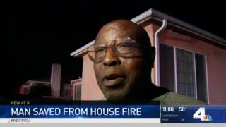 E57 Performs Rescue of Retired LAPD Officer from Structure Fire