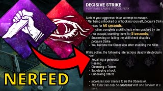 Decisive Strike Nerf CONFIRMED Discussion & Nurse Gameplay