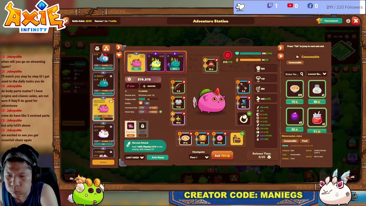 1st day of Axie Classic Season 7 grind $RONIN GAMES! Pixels X Axie (homeland/Origins)