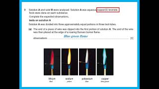 Paper 62 March 2022 IGCSE Chemistry Cambridge - Dr Hanaa Assil