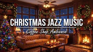 The Perfect Cozy Reading Room 📖 Snowy Night Ambience & Relaxing Jazz