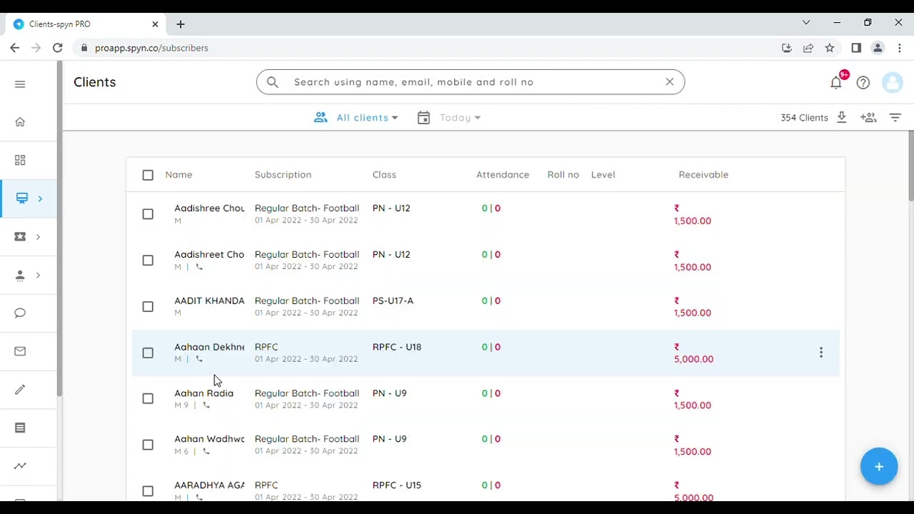 AcademyPRO - How to Bulk import clients