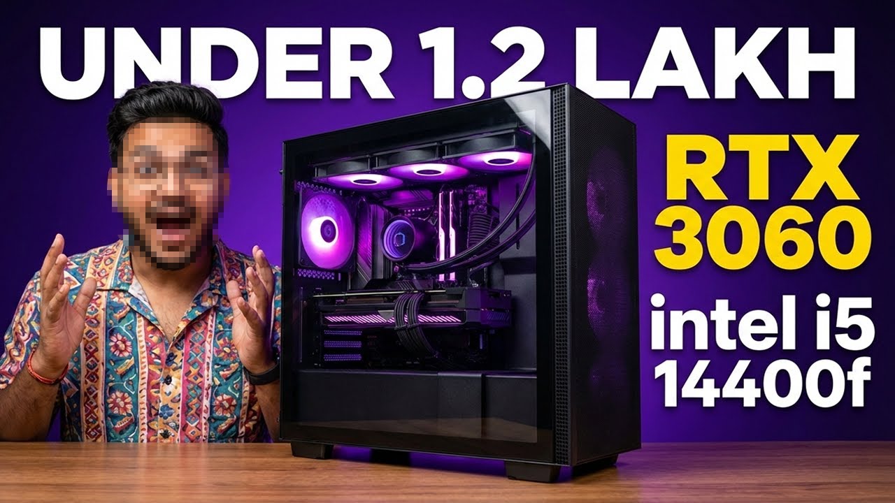 ₹1.2 Lakh Gaming PC Build - Intel i5 14400f RTX 3060