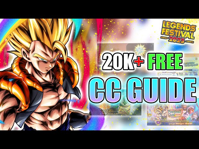 FREE 20.000 CC!! Legends Fest 2025 CC GUIDE!! (Dragon Ball Legends