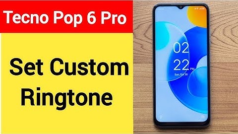 How to set custom ringtone, Tecno Pop 6 Pro me song ringtone Kaise lagaya