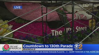 Final Countdown For Rose Parade Floats