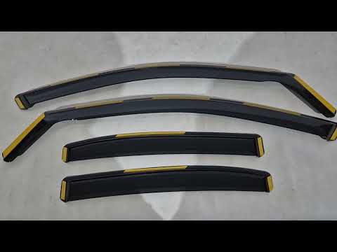 Вітровики вставні Niken Luxury (4 шт) для Mercedes C-сlass W205 2014-2021рр, видео 1