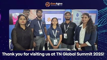 GenAgno at  Tamilnadu Global Startup Summit 2025! 