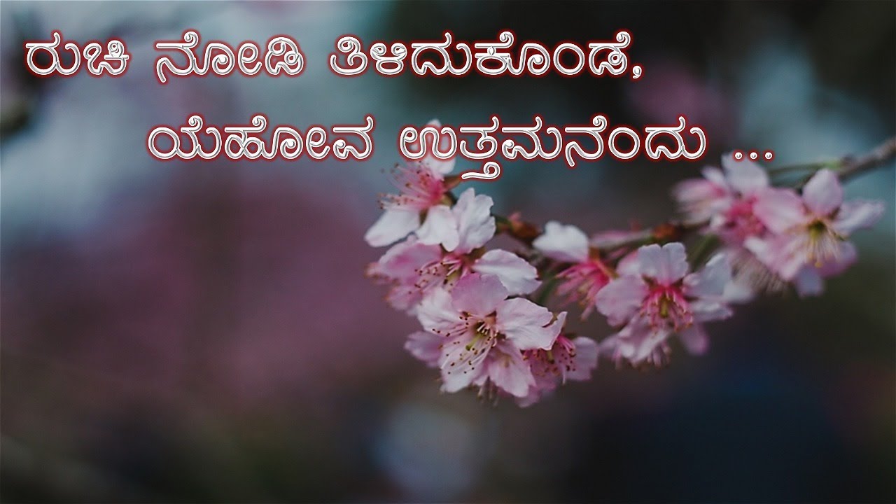 Ruchi Nodi Tilidukonde_Kannada Christian Song_Ananda Priya 