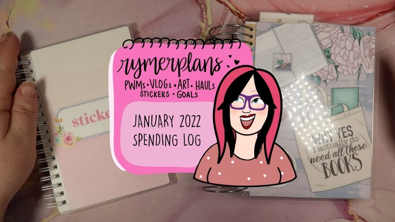 Rymerplans - January 2022 Spending Log - Functional Flexi Planner - Budget Planner