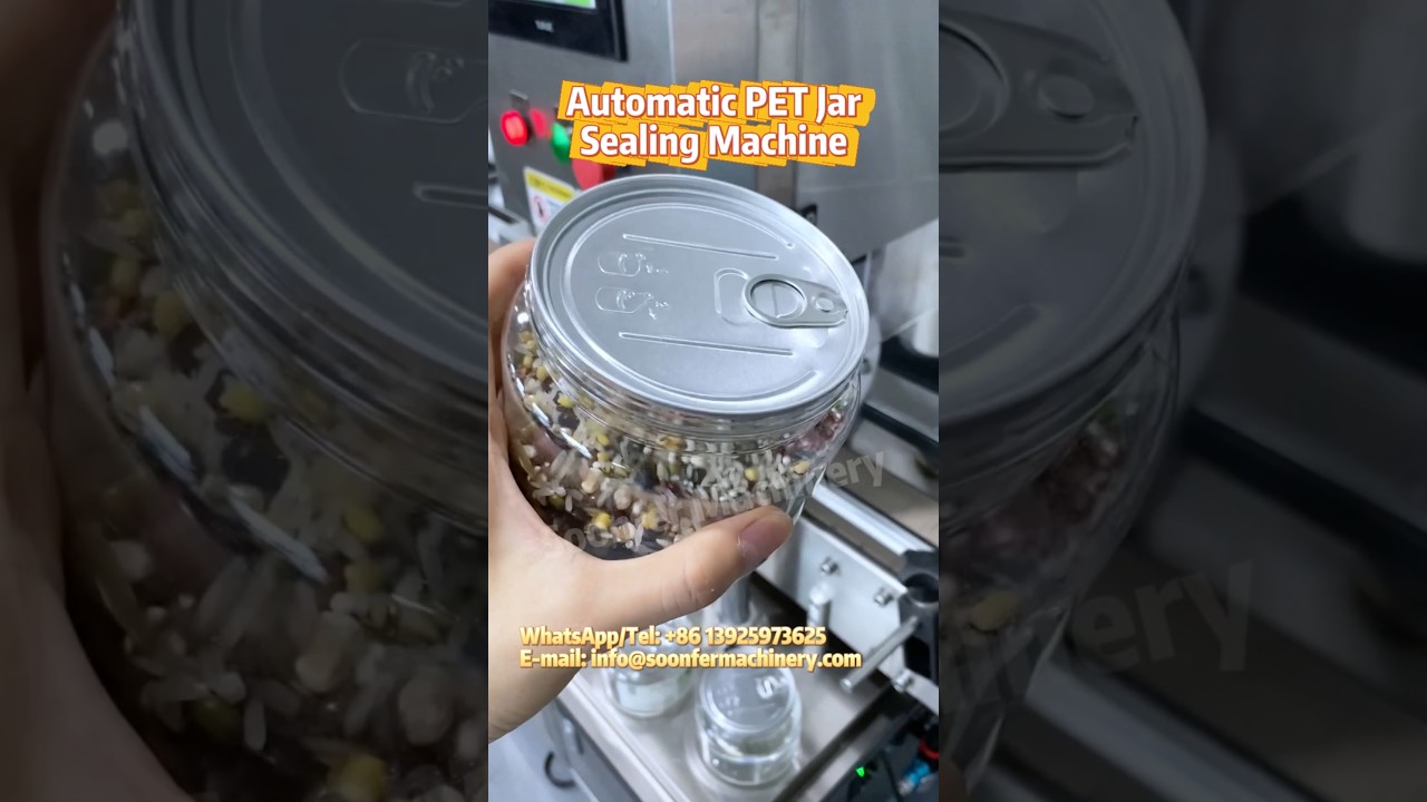 Automatic PET Jar Sealing Machine 