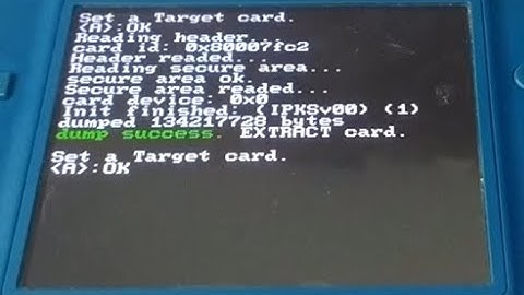 Dumping DS saves and ROM carts!