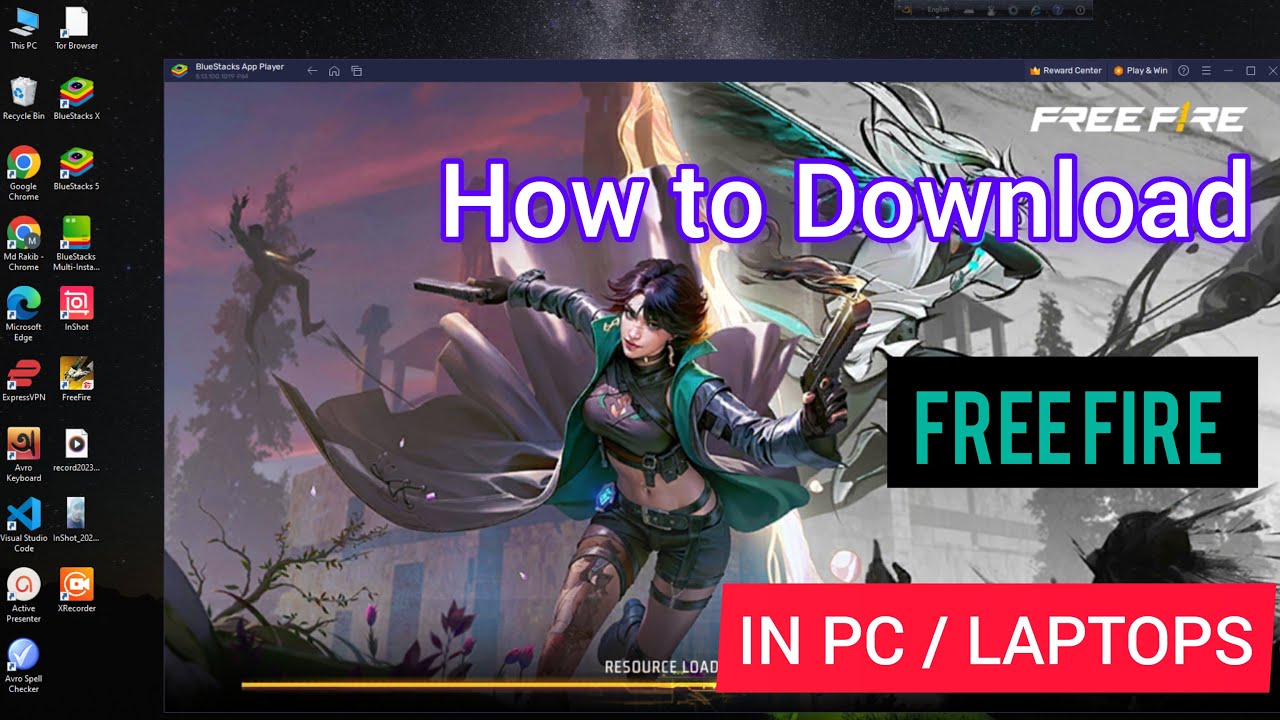 HOW TO INSTALL FREE FIRE IN PC/ কিভাবে ডাউনলোড করবেন ফ্রি ফায়ার Pc ...