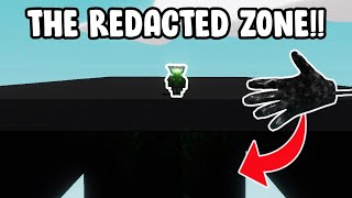Using The Trap Glove To Teleport To The Redacted Zone Roblox Slap Battles