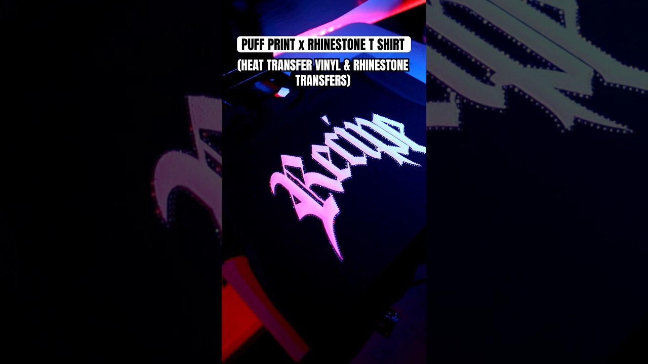 Как сделать: футболку с объемным принтом и стразами 