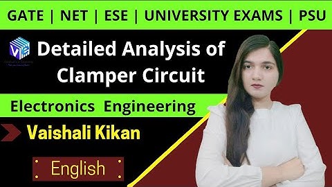 Clamper Circuit | Positive and Negative Clamper | Diodes Applications | GATE | ESE | NET | English