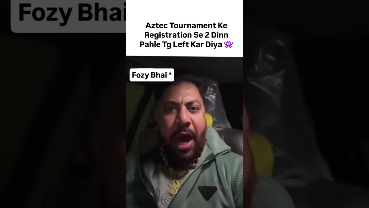 Are Fozy Bhai 👾