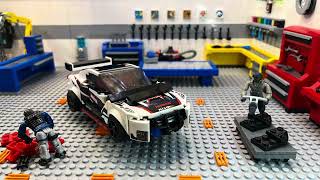 LEGO Nissan GTR build into Police Car - The LEGO Garage Episode 2 #police #legobuild #cops #COD