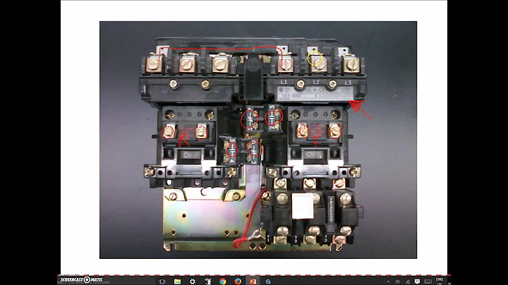 Ladder Diagram Basics #6 (FWD REV Contactor for 3 Phase Motor)