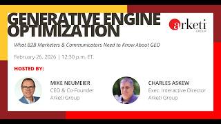 Help AI Tell Your Brand Story Accurately – A GEO/AEO Conversation with Arketi Group