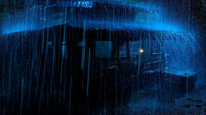 (NO ADS) It's so Easy to Sleep Instantly with Torrential Rainstorm & Very Huge Thunder On Tin Roof