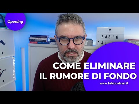 Video: Come rimuovo il rumore di fondo dall'audio?