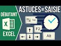 Excel pour dbutant  9 astuces de saisie gain de temps retour  la ligne manuel reproduire