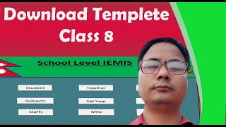 IEMIS/Template Download/Class 8 Template Download/How to Download Class 8 Template/IEMIS of Nepal
