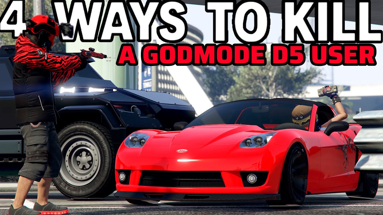 How to Kill Godmode D5 Users Easily In GTA Online. 