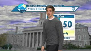 Jeff Schmidt's February 1 2016 Campus Weather Service Forecast