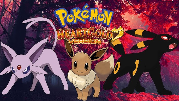 Como evoluir o Eevee para Espeon e Umbreon - Pokémon HeartGold