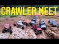 AWESOME RC CRAWLER MEET!! HUGE SAND STONE ROCK!! SCALE 4X4 RIG ADVENTURE