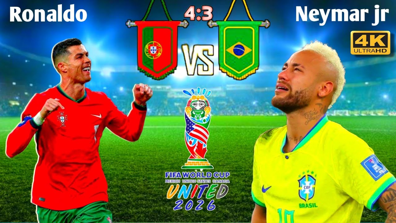 PORTUGAL VS BRAZIL || Imaginary Match 2026 ||🤯🔥 PENALTY SHOOTOUT || 🥶 