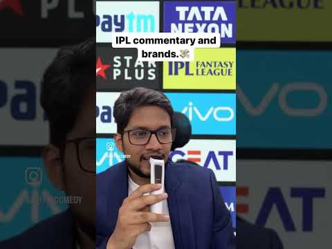 IPL commentary. #comedy #ipl #ipl2023